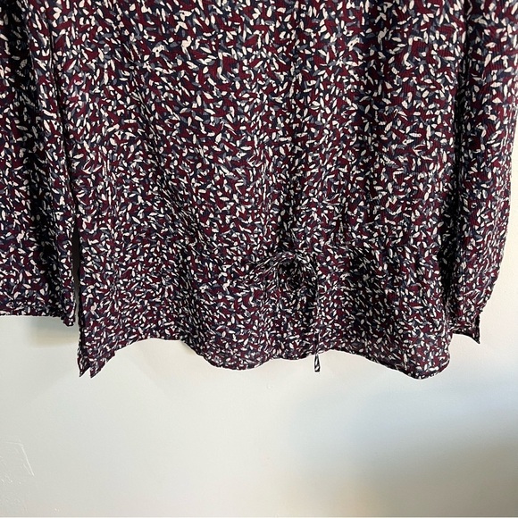 Tory Burch Cloque Drop Waist Silk Blend Tunic Top - Picture 5 of 14